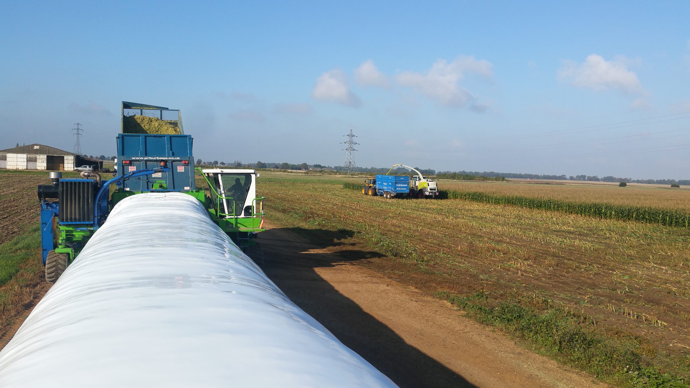 AgBag feed and silage storage in the field